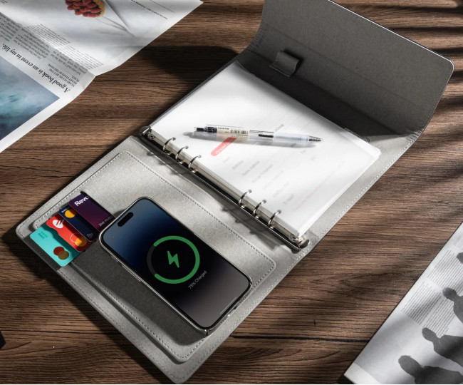 Бізнес-блокнот із бездротовою зарядкою High-Performance Wireless Charging Portfolio